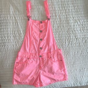 PINK AMERICAN RAG OVERALLS